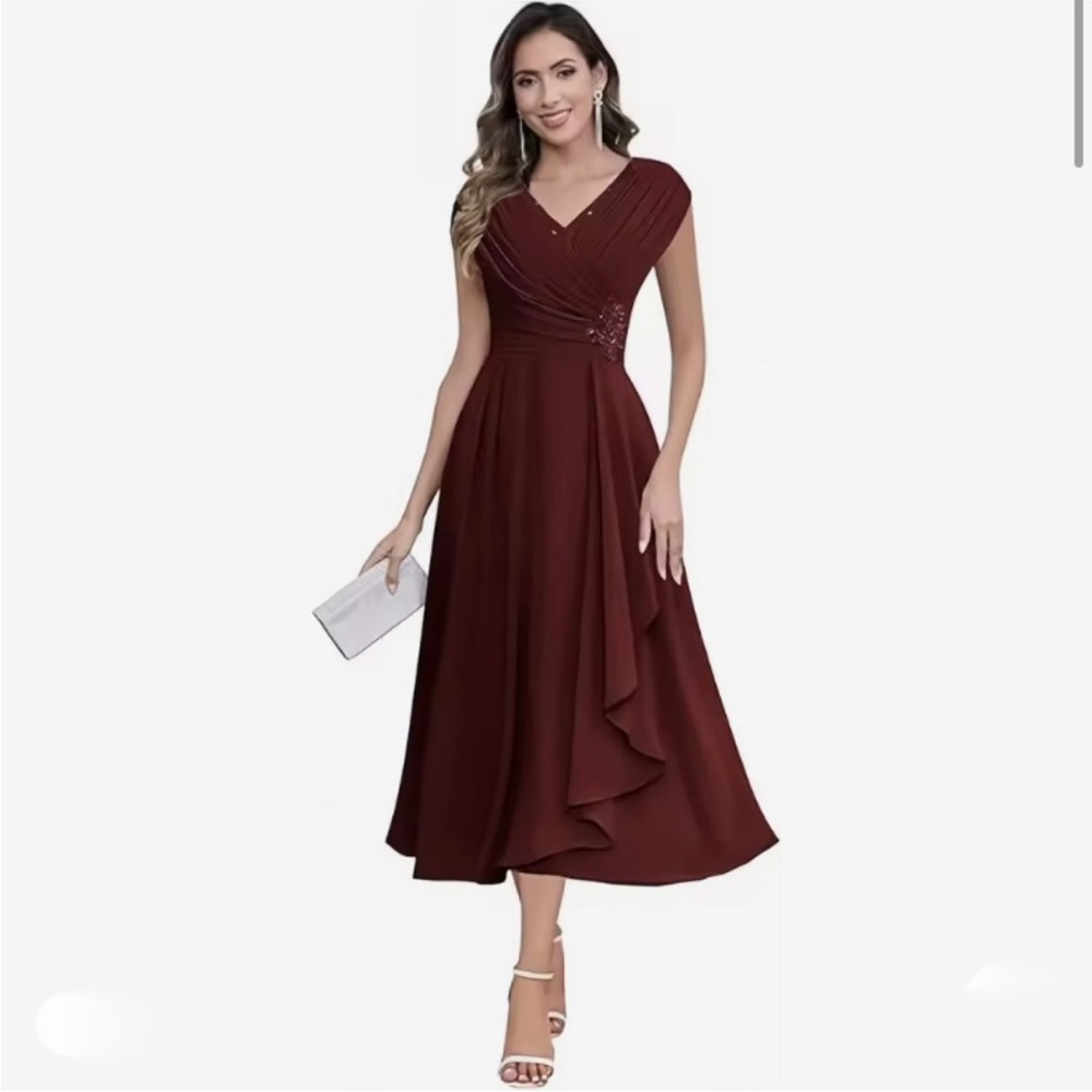 Red Pink Women's Lace Back Dress - Size 10 - NWOT